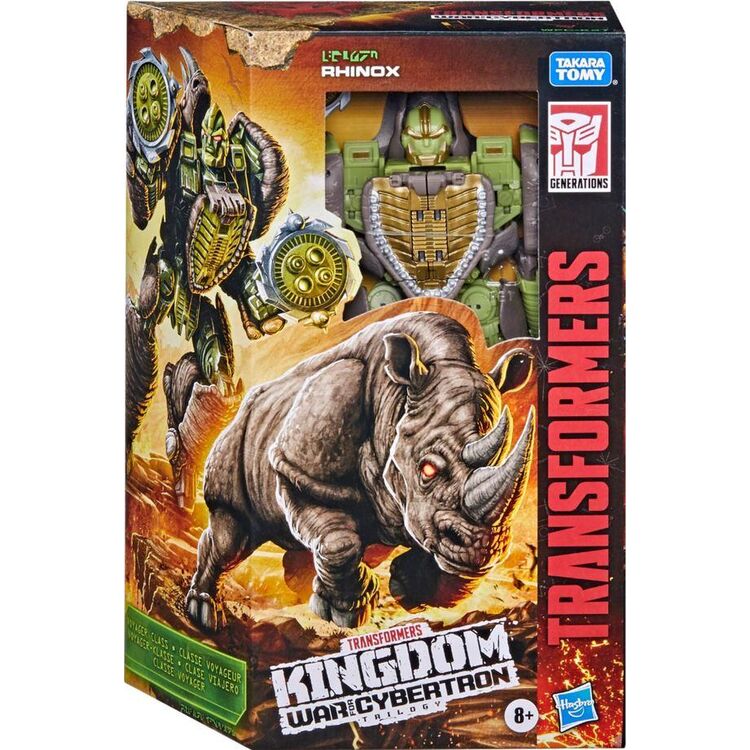 Product Hasbro Transformers Generations Kingdom War for Cybertron Trilogy: Rhinox Voyager Class Figure (F0695) image