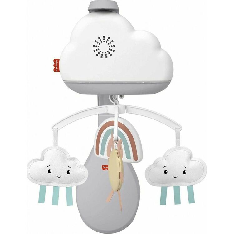 Product Fisher-Price Rainbow Showers Bassinet to Bedside Mobile (HBP40) image