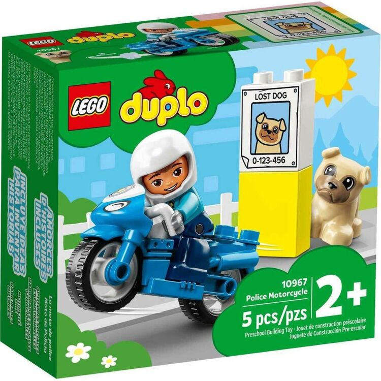 Product LEGO® DUPLO® Town: Police Motorcycle (10967) image