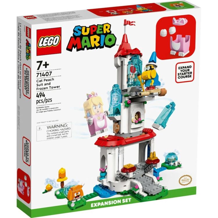 Product LEGO® Nintendo Super Mario™: Cat Peach Suit and Frozen Tower (Expansion Set) (71407) image