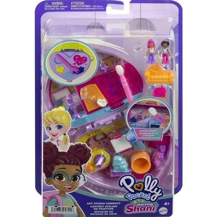 Product Mattel Polly Pocket: Starring Shani - Art Studio Compact (HGT15) image