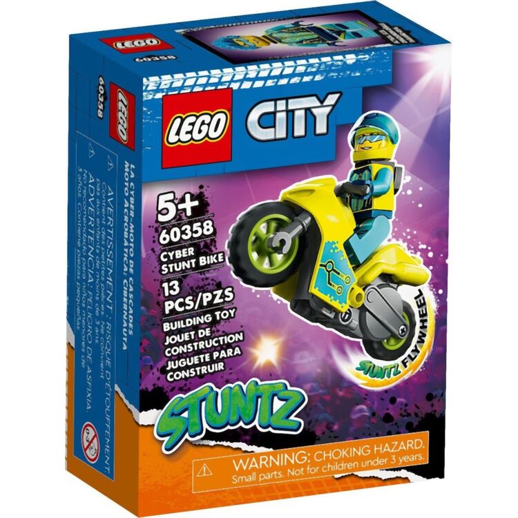 Product LEGO® City: Cyber Stunt Bike (60358) image