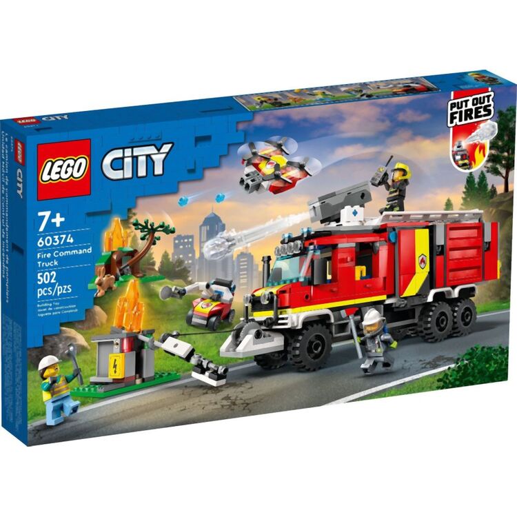 Product LEGO® City: Επιχειρησιακό Πυροσβεστικό Φορτηγό (60374) image
