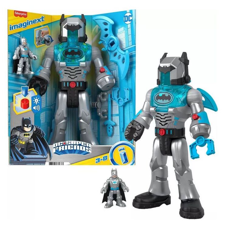 Product Mattel Imaginext: DC Super Friends - Batman (Grey) Insider  Exo Suit (HMK88) image
