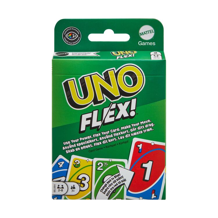 Product Επιτραπέζιο με Κάρτες Mattel Uno: Flex Card Game (HMY99) image