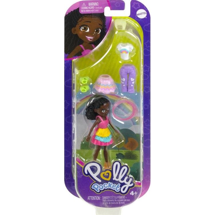 Product Mattel Polly Pocket - Summer Fashion Dark Skin Doll (HKV84) image