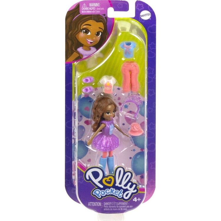 Product Mattel Polly Pocket - Lama Fashion Dark Skin Doll (HKV85) image