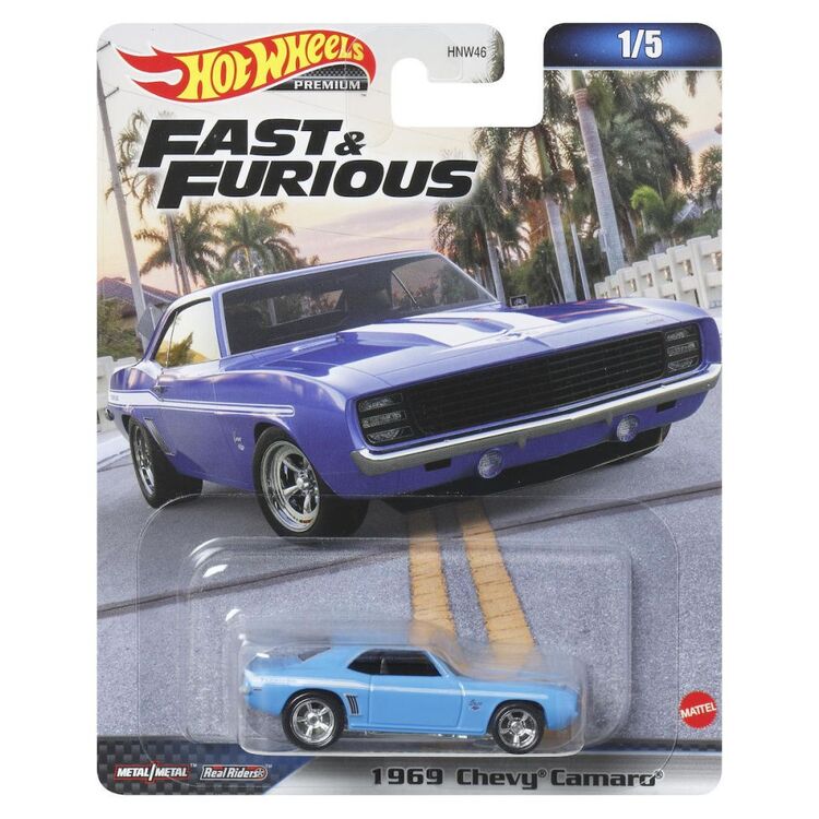Product Mattel Hot Wheels Premium: Fast  Furious - 1969 Chevy Camaro (HKD24) image