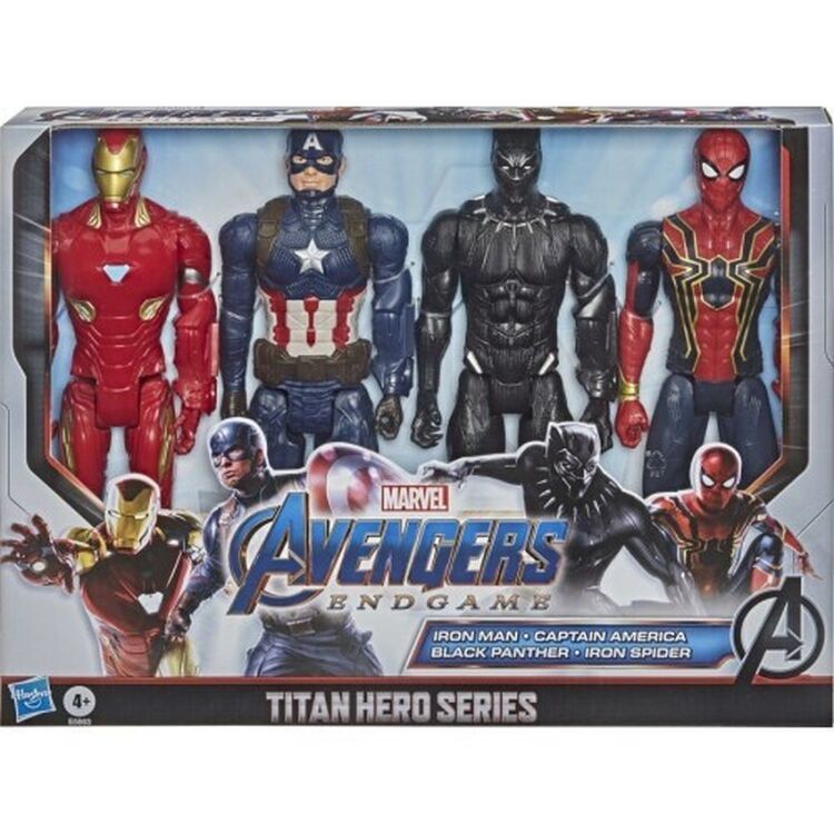 Product Hasbro Marvel Avengers End Game: Titan Heroes Series - Iron Man / Captain America / Black Panther / Iron Spider (E5863) image