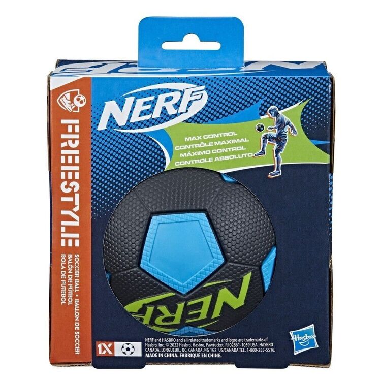 Product Hasbro Nerf Sports: Free Style Soccer Ball Black/Blue (F5084) image