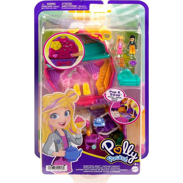 Product Mattel Polly Pocket: Something Sweet Cupcake Compact (HKV31) image