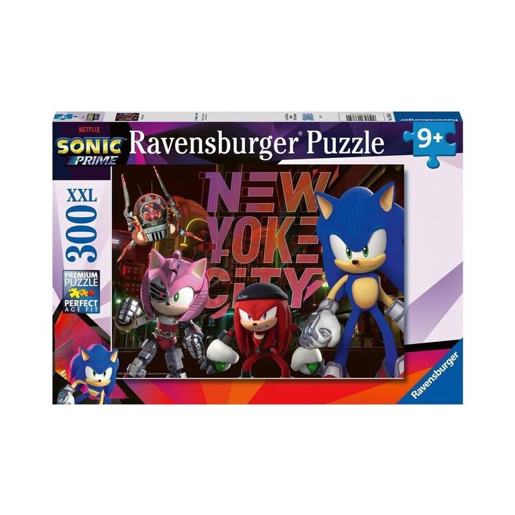 Product Παζλ Ravensburger Puzzle: Sonic Prime New Yoke City XXL (300pcs) (13384) image