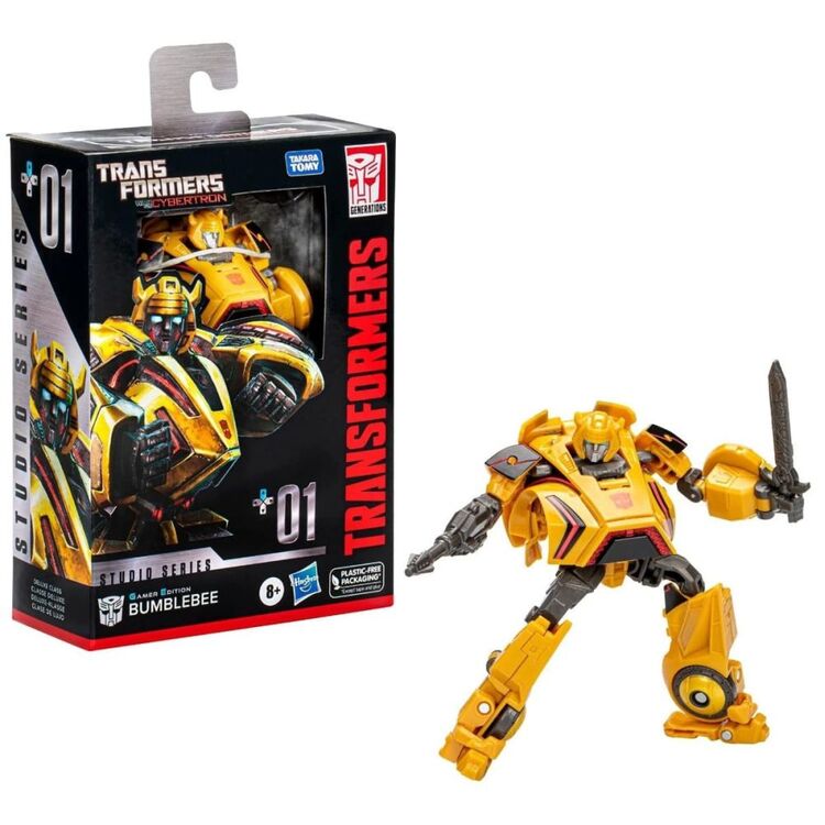 Product Hasbro Fans Transformers: War for Cybertron - (Game Edition) Bumblebee Deluxe Class Action Figure (11cm) (F7235) image
