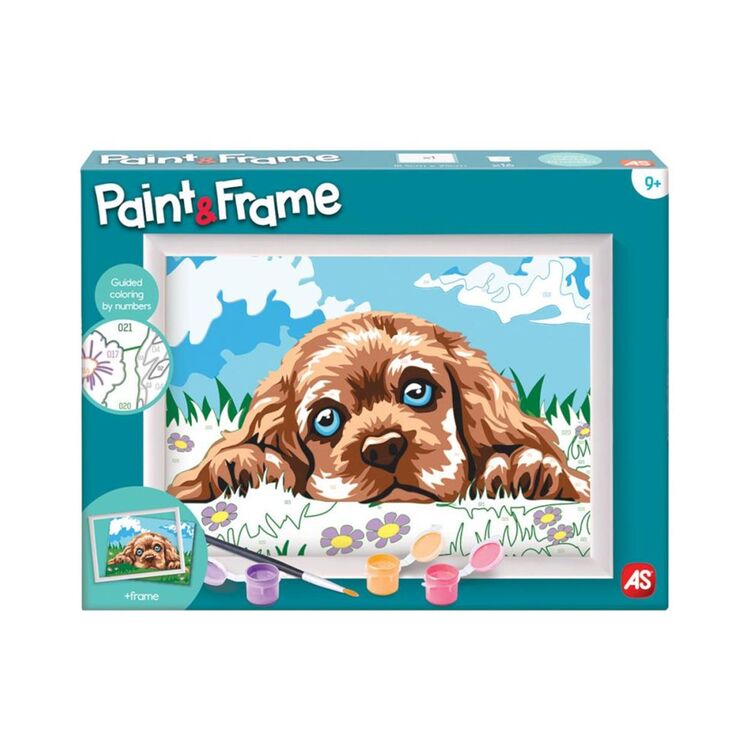 Product AS Paint &amp; Frame: Loving Puppy (1038-41012) image