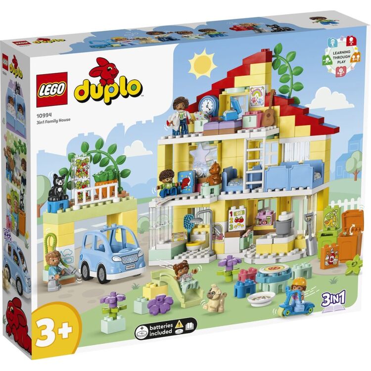Product LEGO® DUPLO® Town: 3σε1 Το Σπίτι της Οικογένειας (10994) image