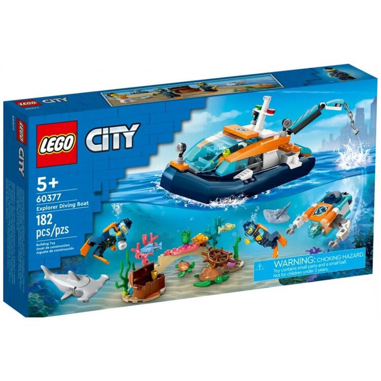 Product LEGO® City: Σκάφος Εξερευνητικών Καταδύσεων (60377) image