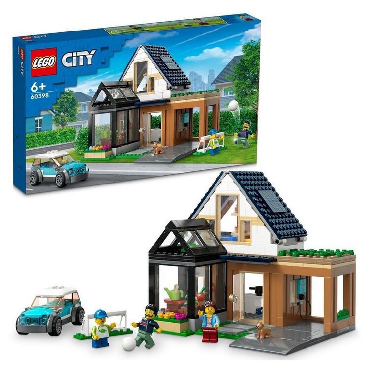 Product LEGO® City: Family House and Electric Car (60398) image