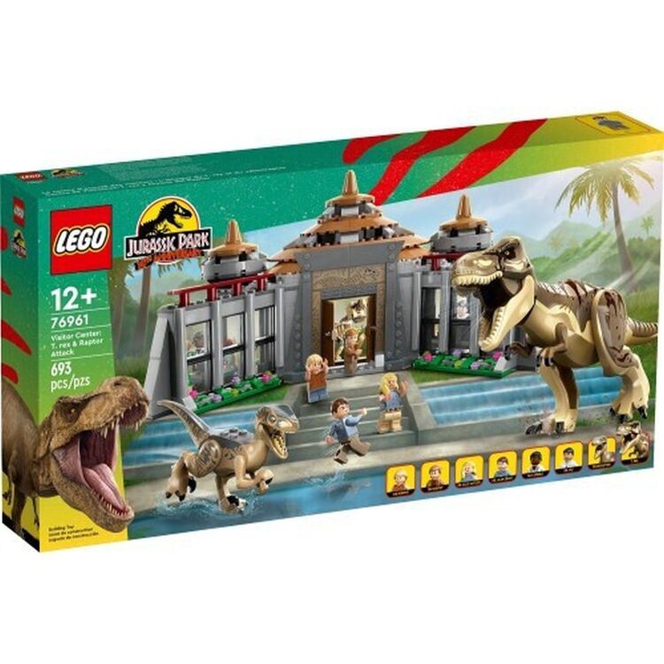 Product LEGO® Jurassic World: Jurassic Park  Visitor Center: T. rex & Raptor Attack (76961) image