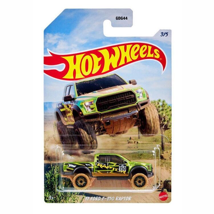 Product Mattel Hot Wheels: Baja Cars 4X4 - 17 Ford F-150 Raptor (HLK22) image