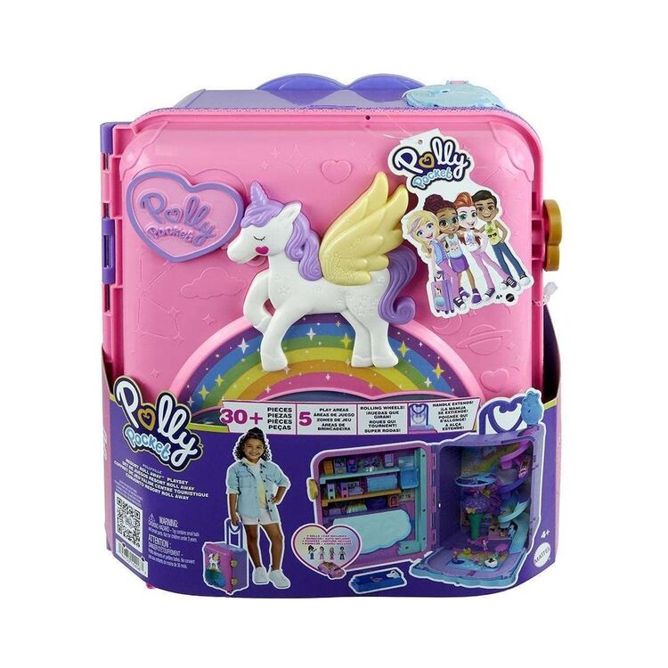 Product Mattel Polly Pocket: Pollyville - Resort Roll Away Playset (HKV43) image