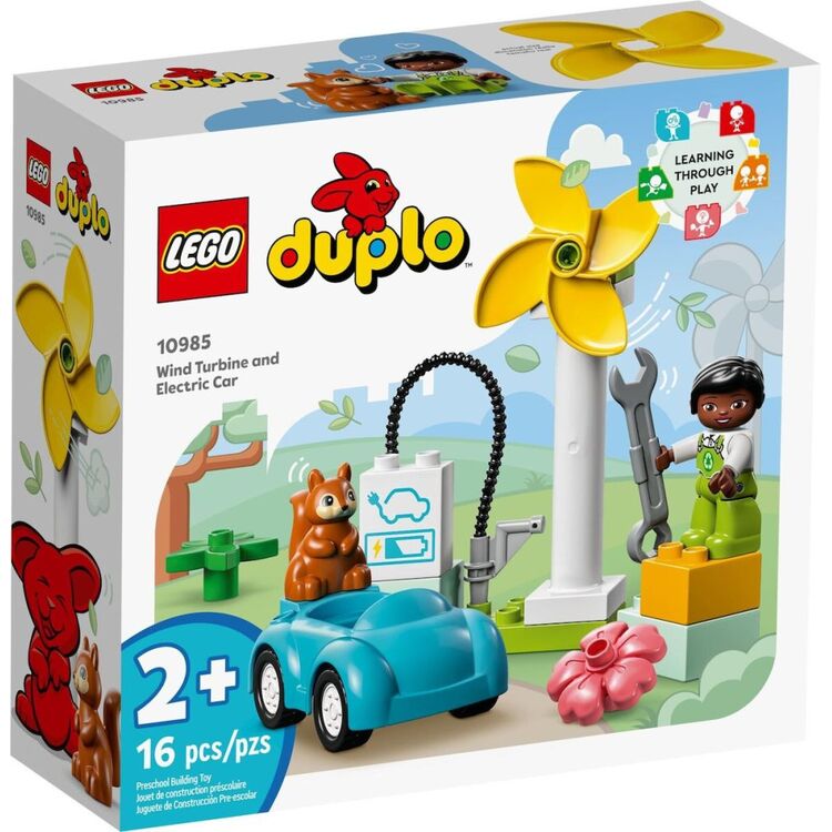 Product LEGO® DUPLO® Town: Wind Turbine and Electric Car (10985) image