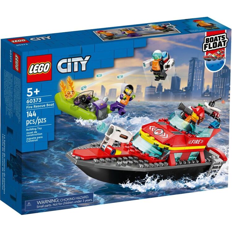 Product LEGO® City: Fire Rescue Boat (60373) image