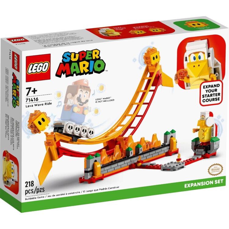 Product LEGO® Super Mario™: Lava Wave Ride Expansion Set (71416) image