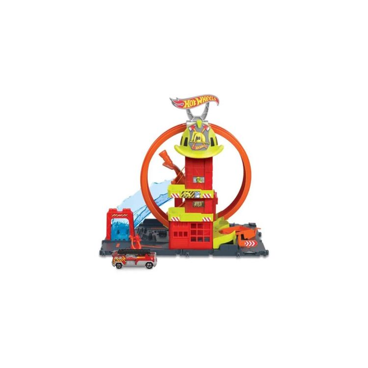 Product Mattel Hot Wheels City - Super Loop Fire Station (HKX41) image