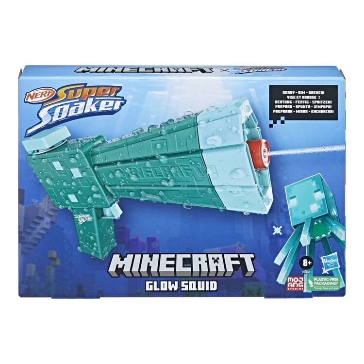 Product Hasbro Nerf Super Soaker: Minecraft - Glow Squid (F7600) image