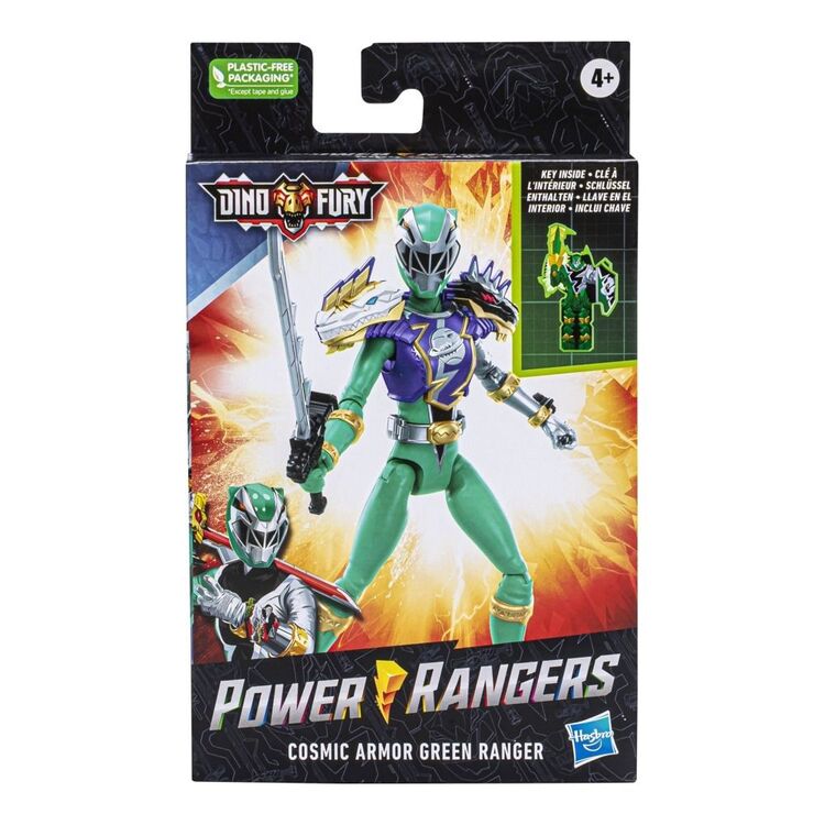 Product Hasbro Power Rangers: Dino Fury - Cosmic Armor Green Ranger Action Figure (F8237) image