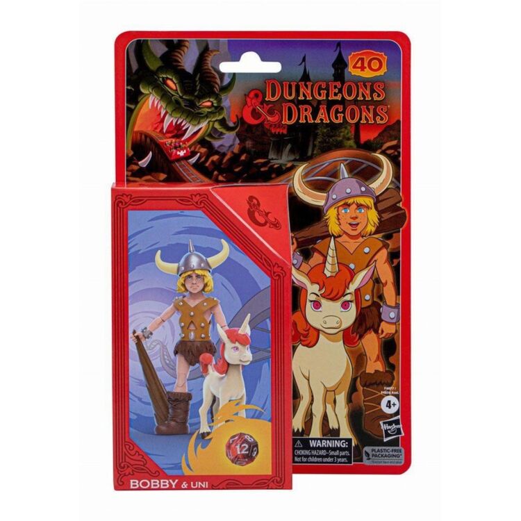 Product Hasbro Fans - Dungeons  Dragons Retro Collection: Bobby  Uni Action Figures (15cm) (Excl.) (F4877) image
