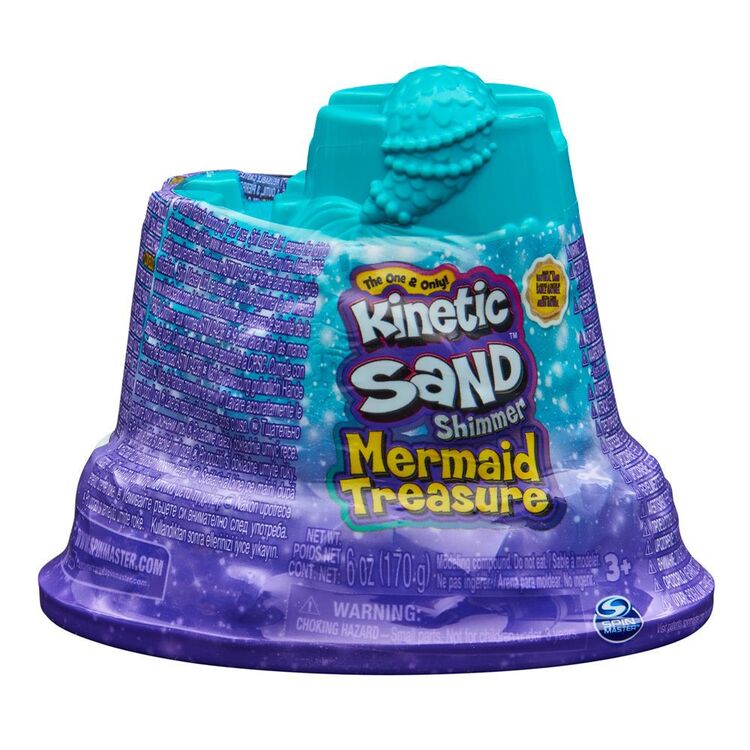 Product Spin Master Kinetic Sand: Shimmer - Mermaid Treasure Container (6064334) image