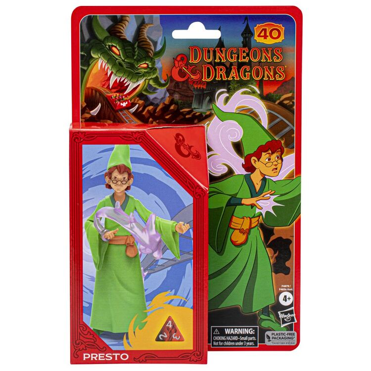 Product Hasbro Fans Cartoon Classics: Dungeons  Dragons - Presto Action Figure (15cm) (Excl.) (F4879) image
