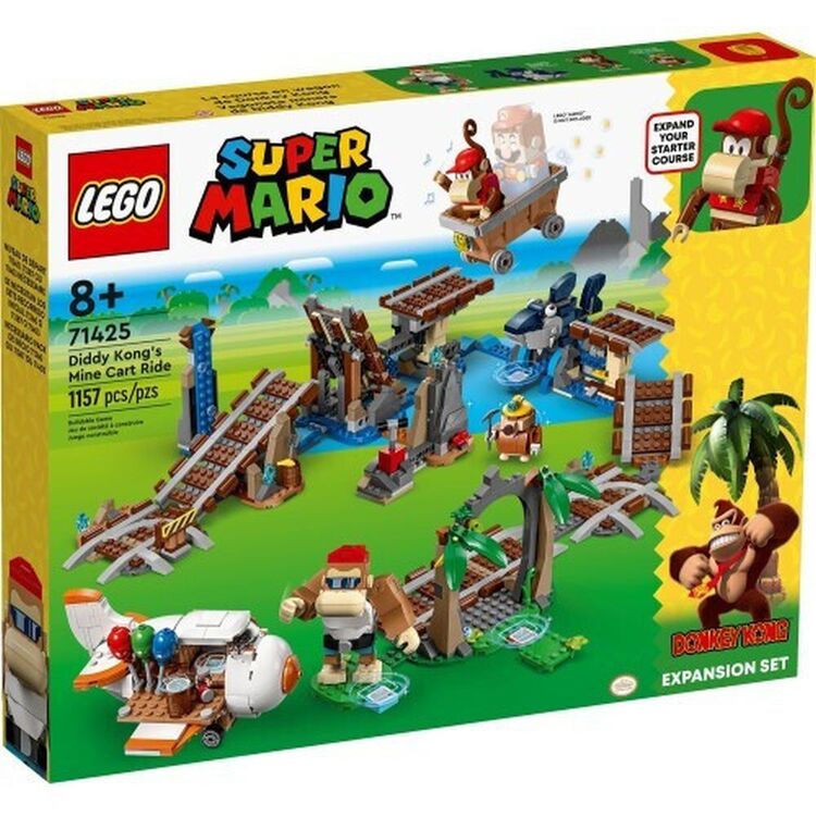 Product LEGO® Super Mario™: Diddy Kongs Mine Cart Ride Expansion Set (71425) image