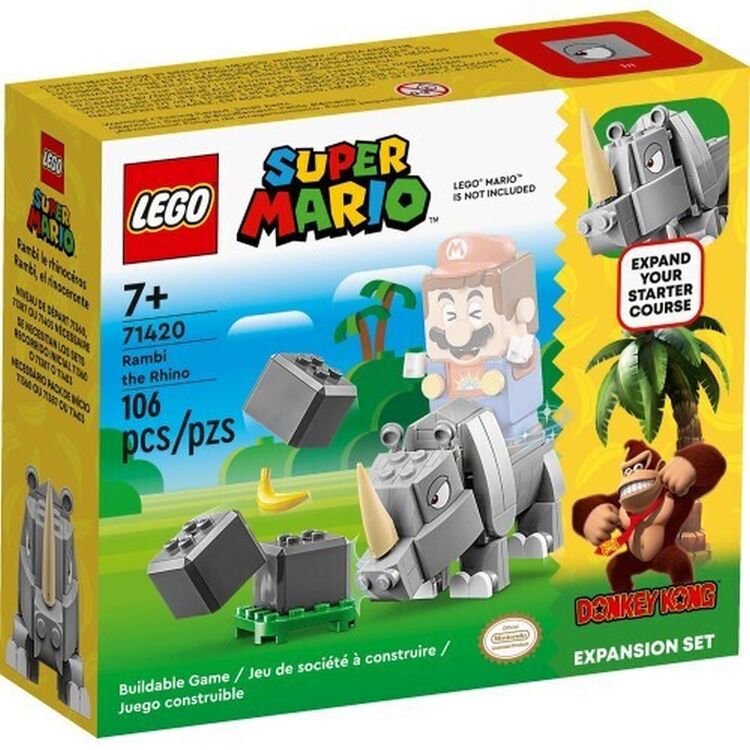 Product LEGO® Super Mario™: Rambi the Rhino Expansion Set (71420) image