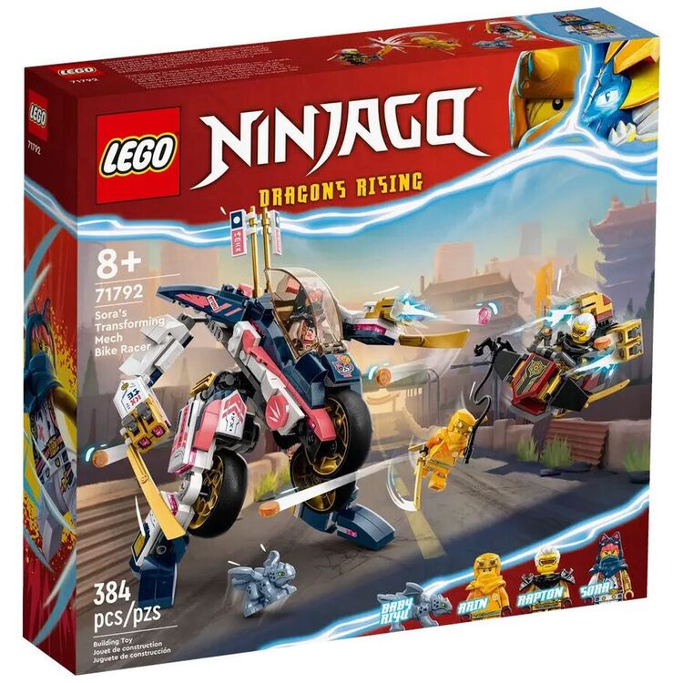 Product LEGO® NINJAGO®: Sora’s Transforming Mech Bike Racer (71792) image