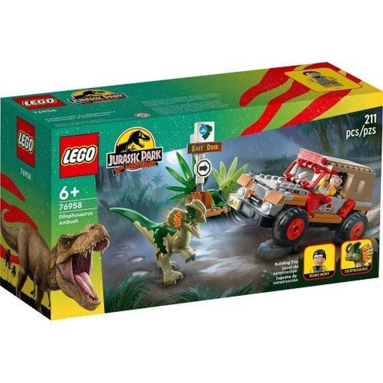 Product LEGO® Jurassic Park 30th Anniversary - Dilophosaurus Ambush (76958) image