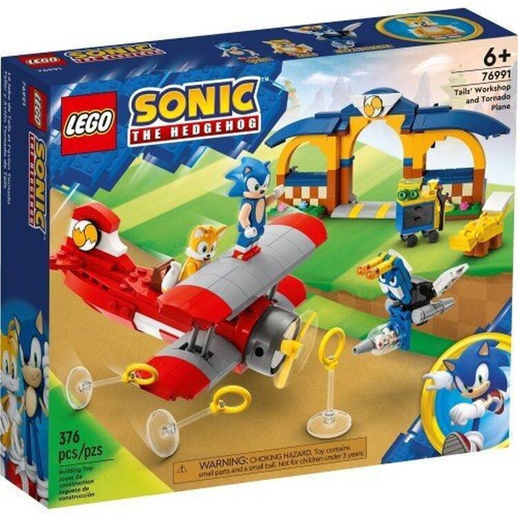 Product LEGO® Sonic the Hedgehog™: Tails’ Workshop and Tornado Plane (76991) image