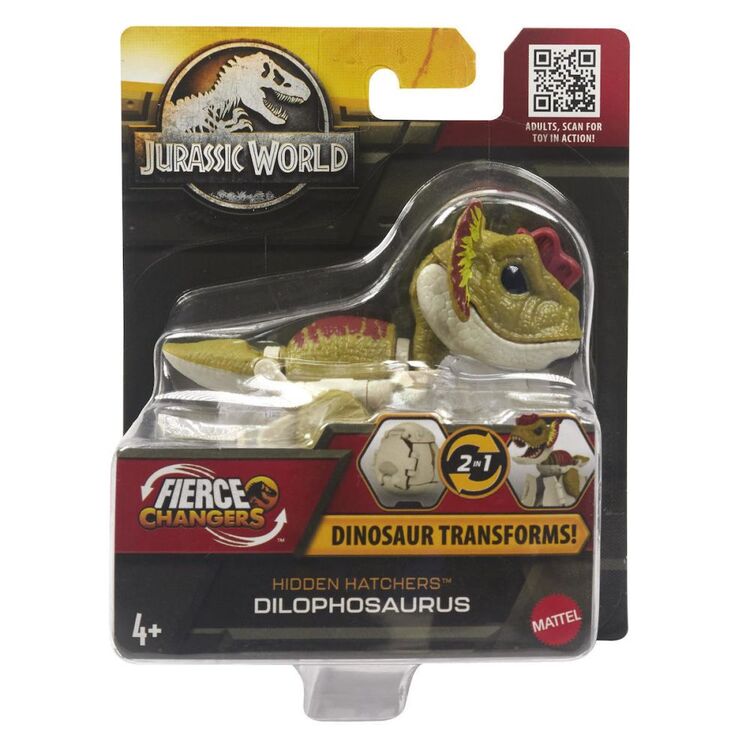 Product Mattel Jurassic World: Fierce Changers Hidden Hatchers - Dilophosaurus (HLP04) image