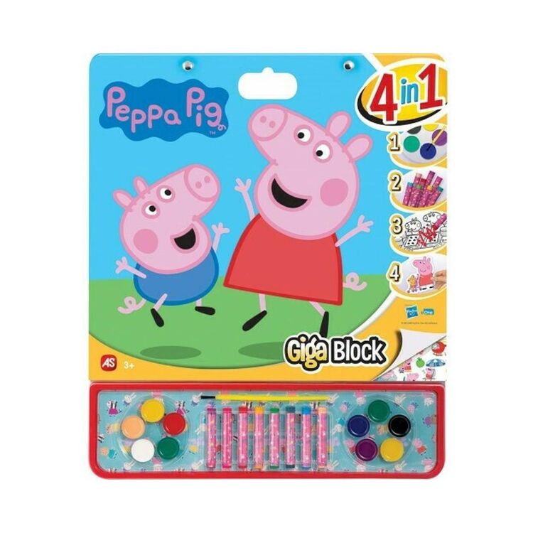 Product AS Giga Block Drawing Set Peppa Pig 4 In 1 (1023-62735) image