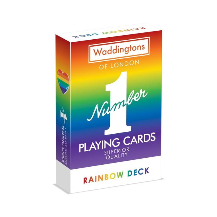 Product Τράπουλα Winning Moves: Waddingtons No.1 - Rainbow Playing Cards (WM00756-EN1) image