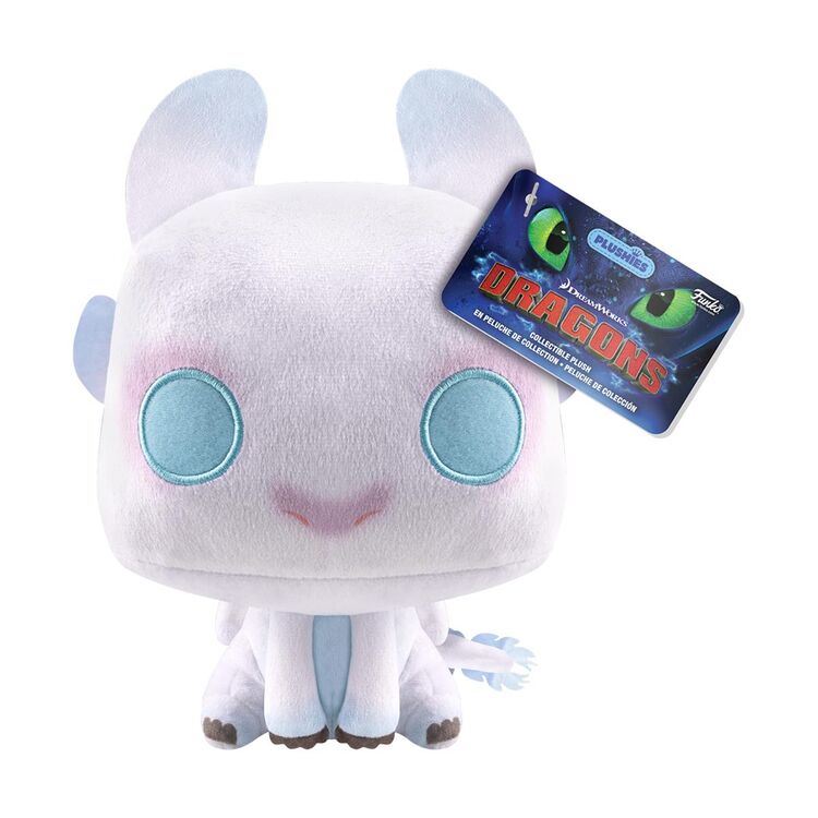 Product Funko Plushies: How to Train Your Dragon – Light Fury Plush (7") image