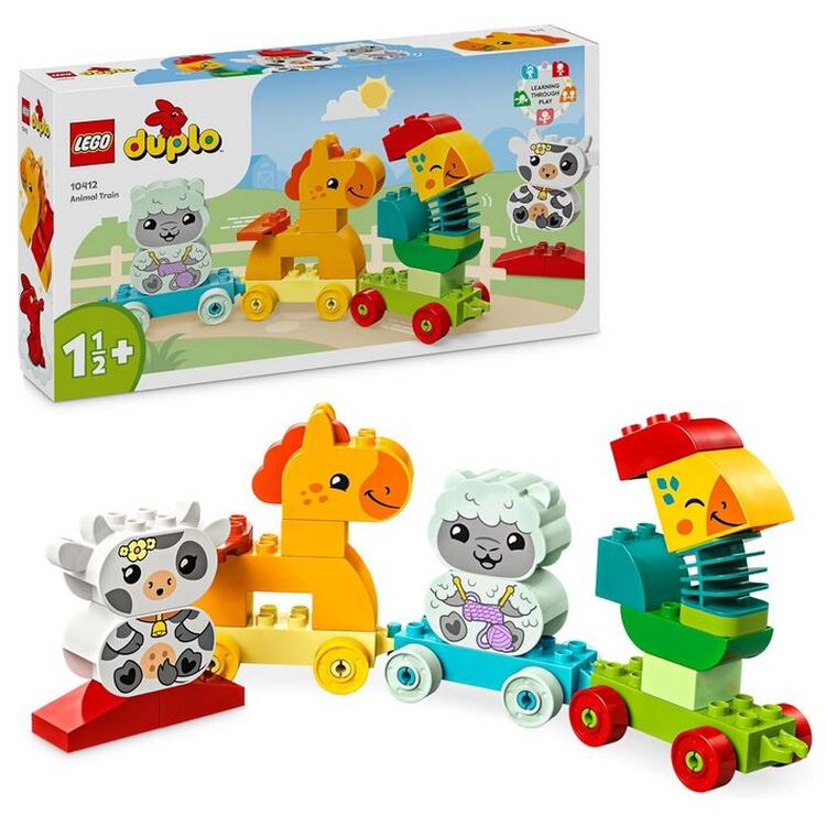 Product LEGO® DUPLO®: My First Τρένο με Ζώα, Παιχνίδι με θέμα τη Φύση (10412) image