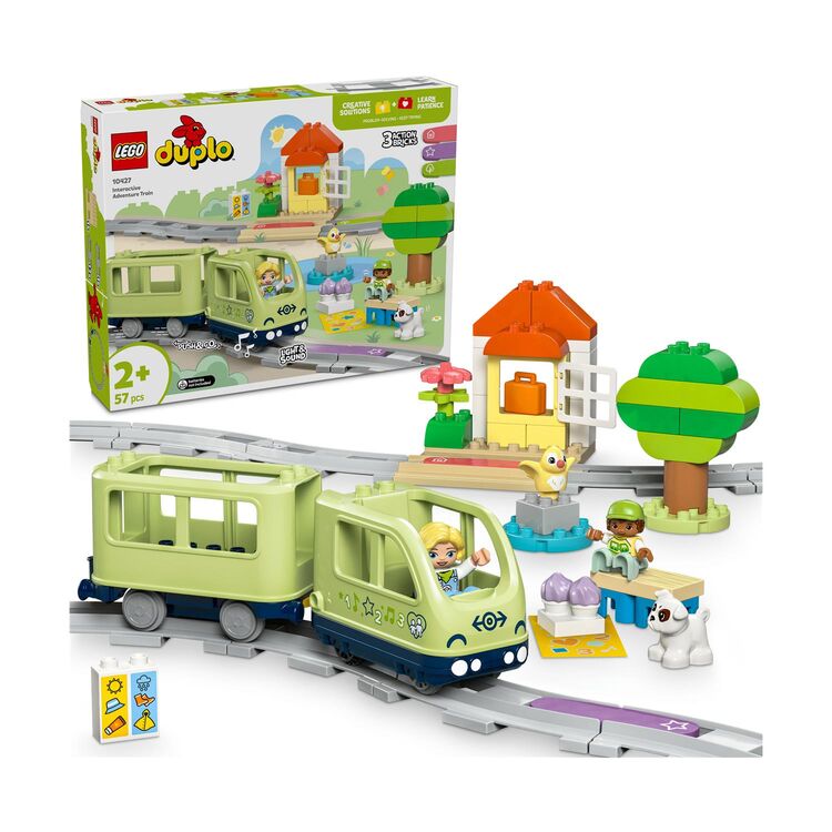 Product LEGO® DUPLO® Town: Διαδραστικό Τρένο για Περιπέτειες (10427) image
