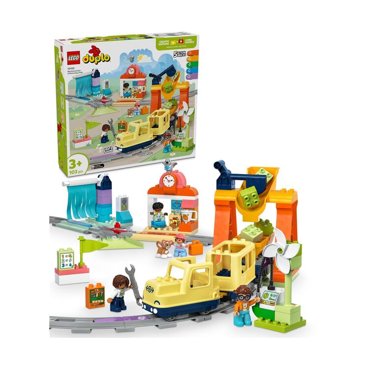 Product LEGO® DUPLO® Town: Μεγάλο Διαδραστικό Κοινοτικό Τρένο (10428) image