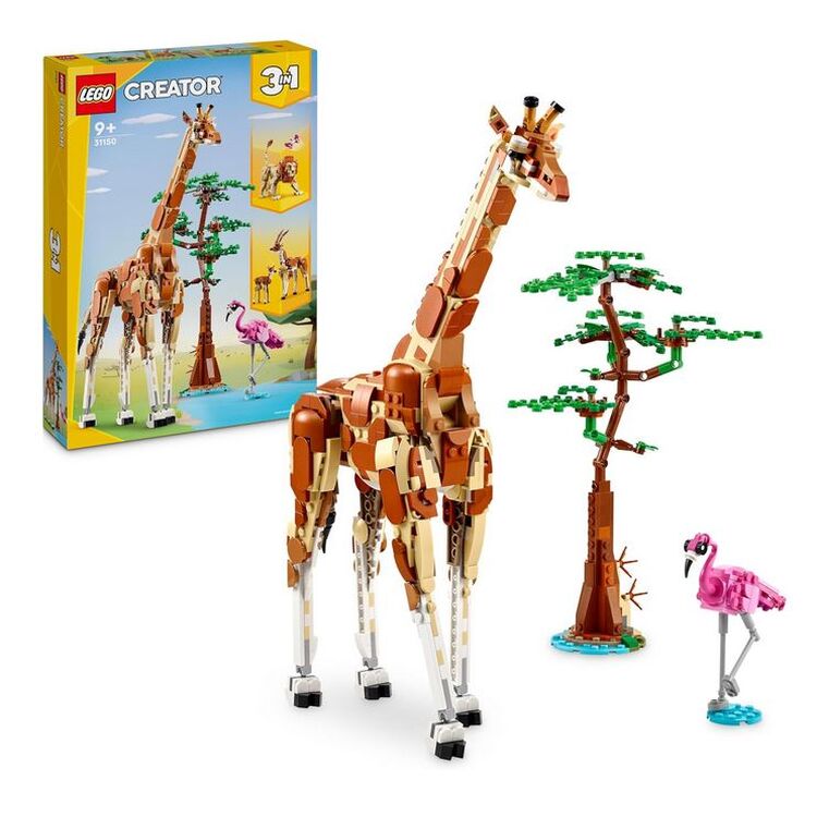 Product LEGO® Creator: Άγρια Ζώα Σαφάρι, 3σε1 Σετ (31150) image