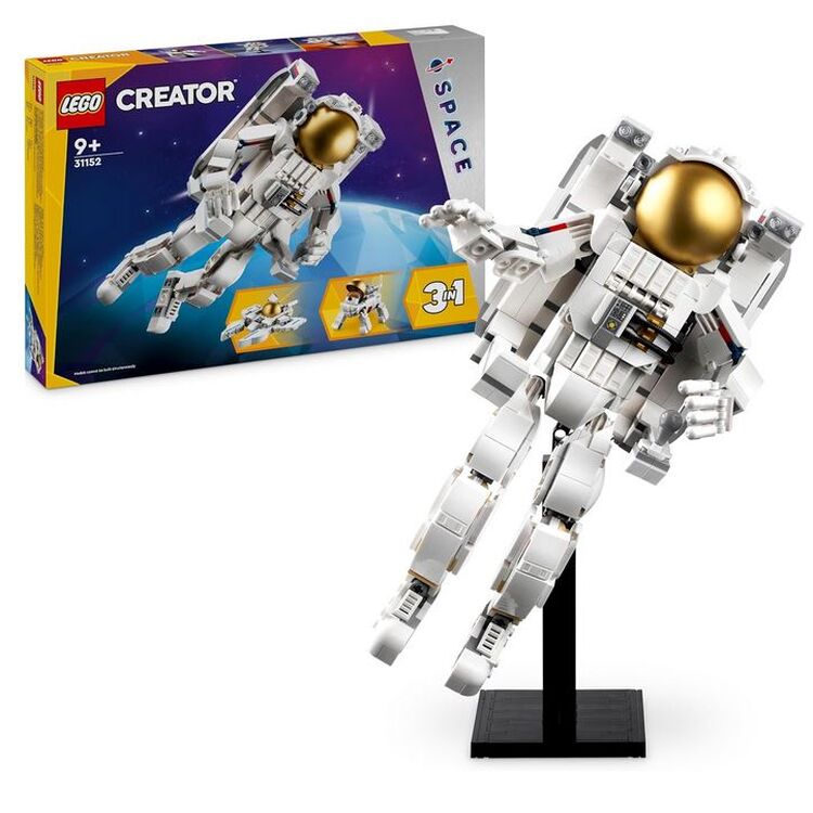 Product LEGO® Creator: Αστροναύτης, Σετ Παιχνιδιού 3σε1 (31152) image