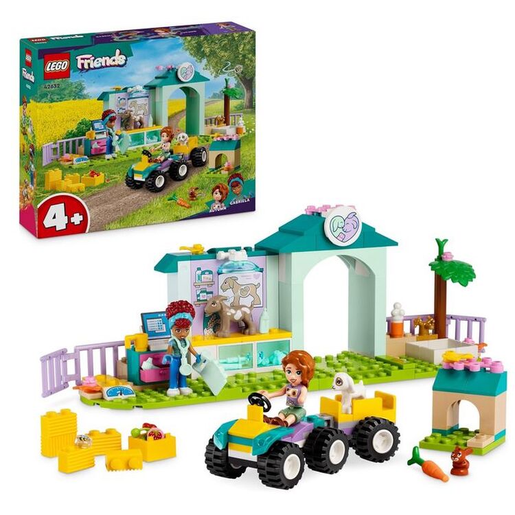 Product LEGO® Friends: Κτηνιατρείο για Ζώα της Φάρμας, Παιχνίδι (42632) Μαζί με Πασχαλινή Λαμπάδα image