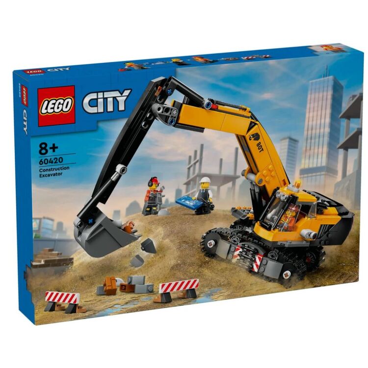 Product LEGO® City Great Vehicles: Κίτρινος Εκσκαφέας Οικοδομής (60420) image