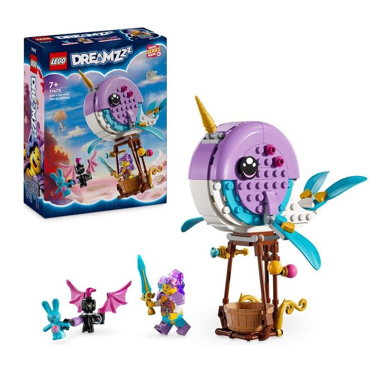 Product LEGO® DREAMZzz™: Izzie's Narwhal Hot-Air Balloon (71472) image